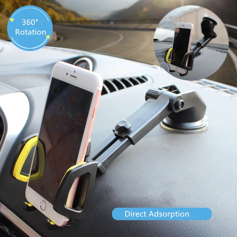 

Car Phone Holder Car Outlet Mobile Phone Rack Suction Cup Navigation Frame Auto Accessories