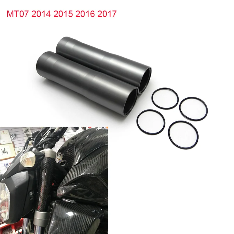 

MT07 FZ07 2014 2015 2016 2017 Front Fork Tube Slider Cover for YAMAHA MT 07 FZ 07 MT-07 FZ-07 Motorcycle CNC Aluminum