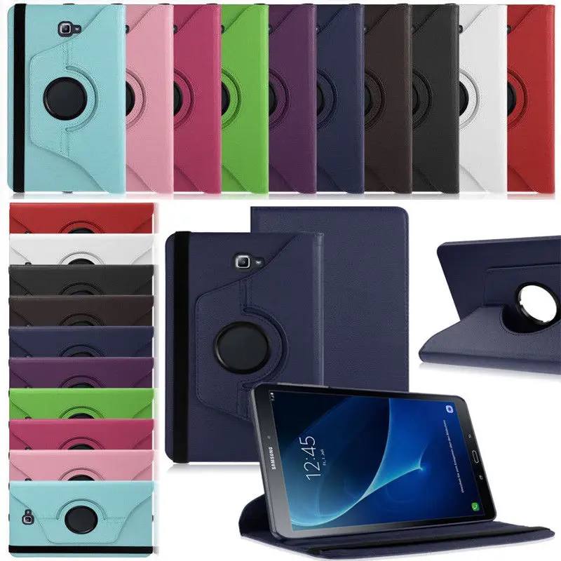 

For Samsung Galaxy Tab E 9.6" SM-T560 T561 Case 360 Rotating Case Cover Quality PU Leather Stand Smart Tablet Case Cover Luxury