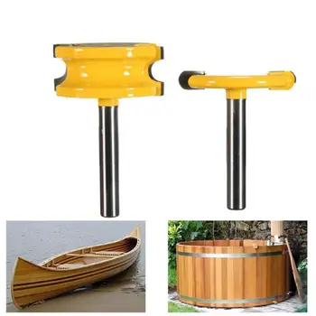 

2pcs/set Router Bit 1/4" Shank Mortise and Tenon Cutter Set For Woodworing