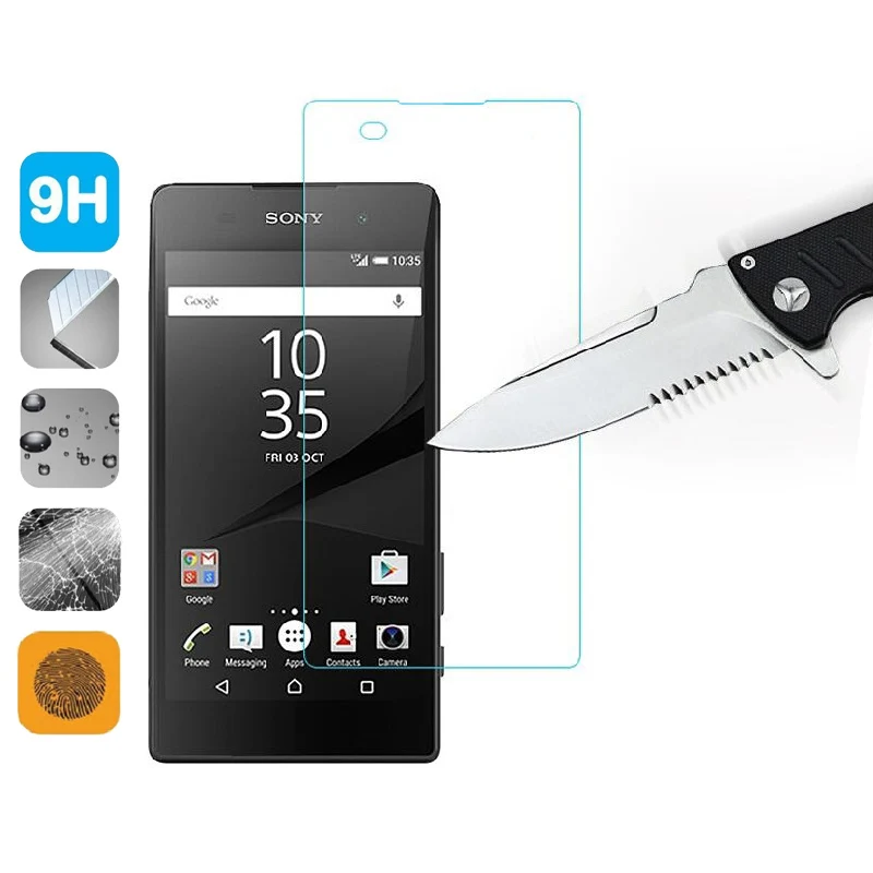 

9H Tempered Glass Screen Protector Film For Sony Xperia Z1 Mini Z2 Z3 Z4 Z5 Compact C C3 C5 E4 E4g E5 M4 Aqua M5 Case