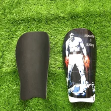 КДж-1 с рисунком Shinguards безопасности Ультра легкие Футбол голени Футбол гвардии Спорт ног протектор