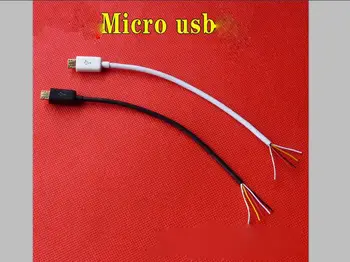 

2pcs/lot Micro usb data cable USB cable single - charge cable pure copper four - core shielded cable MICRO male