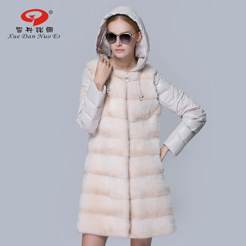women's genuine leather parkas
