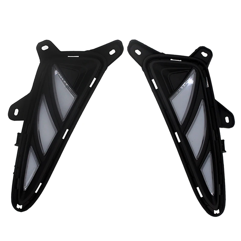 

2Pcs/Pair SUNKIA High Bright Car LED DRL Car Styling Daytime Running Lights with Fog Lamp Hole for Toyota CHR C-HR 2016 2017