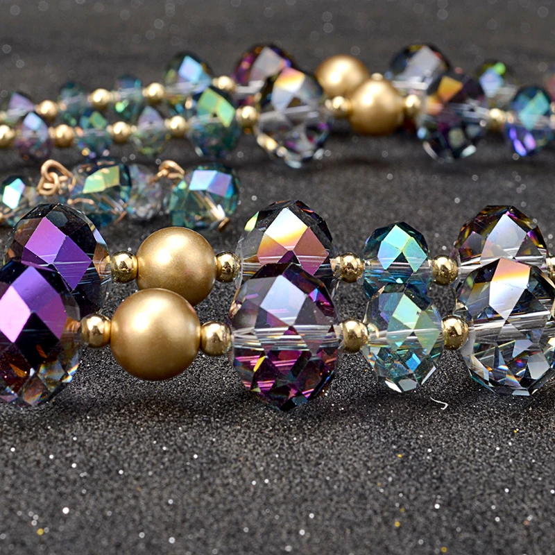 UDDEIN African beads jewelry set Layer Crystal Necklace & Pendant Vintage Statement Chokers Nigerian Wedding Indian Jewelry Sets - Image 5