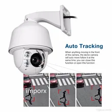 POE CCTV Camera IP 20/30X de Zoom Da Câmera Dome de Alta Velocidade rede 1080 P Câmera PTZ IP De Rastreamento Automático câmera de Segurança de Vigilância IP