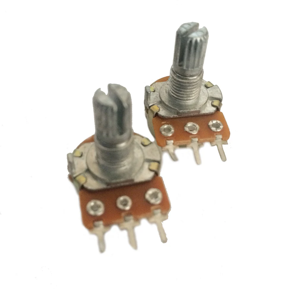 5PCS WH148 B10K 10K OHM Linear Taper Rotary Potentiometer 10KB B10K Pot