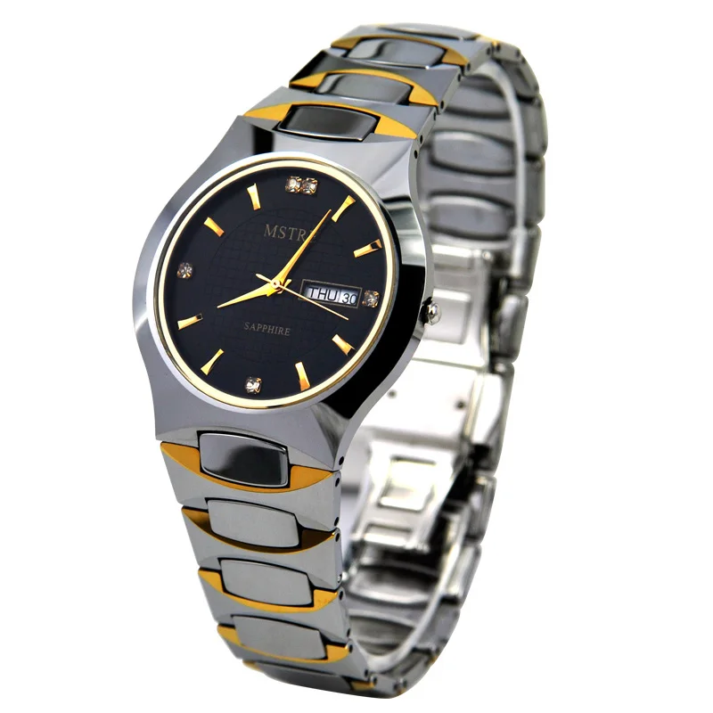 Lover s Wrist watches for women men Luxury brand Watch waterproof wolfram Steel tungsten with Automatic