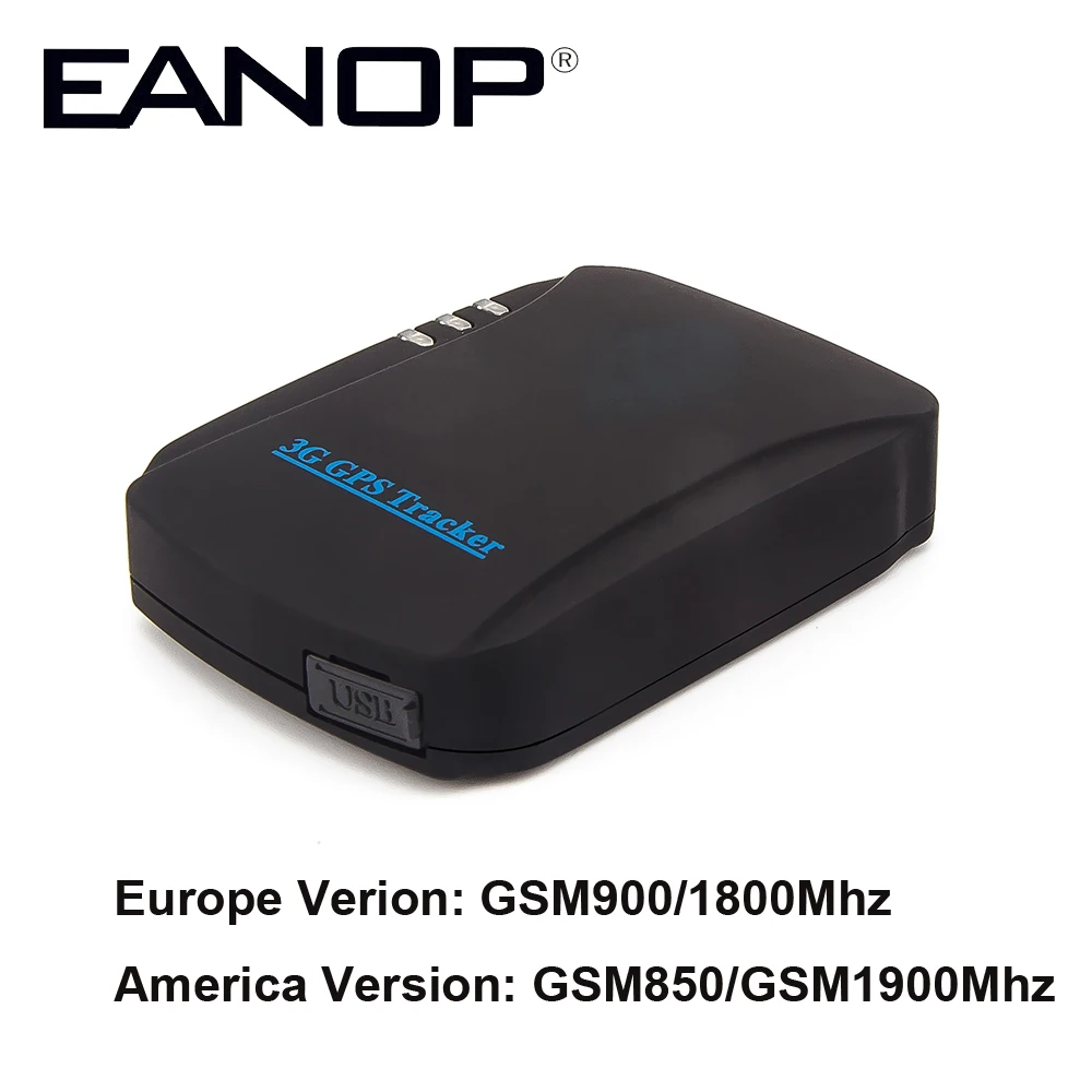 EANOP EN207 GPS Tracker 3G 4G GSM GPRS Real Time Vehicle Trackers Security Alarm System Monitor