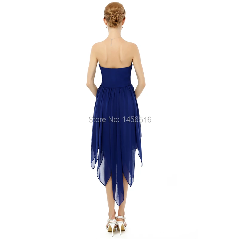 Vestido de 15 anos Курто Royal blue line шифон бисером особых поводов вечерние платье Короткое Реальный образец Homecoming платья