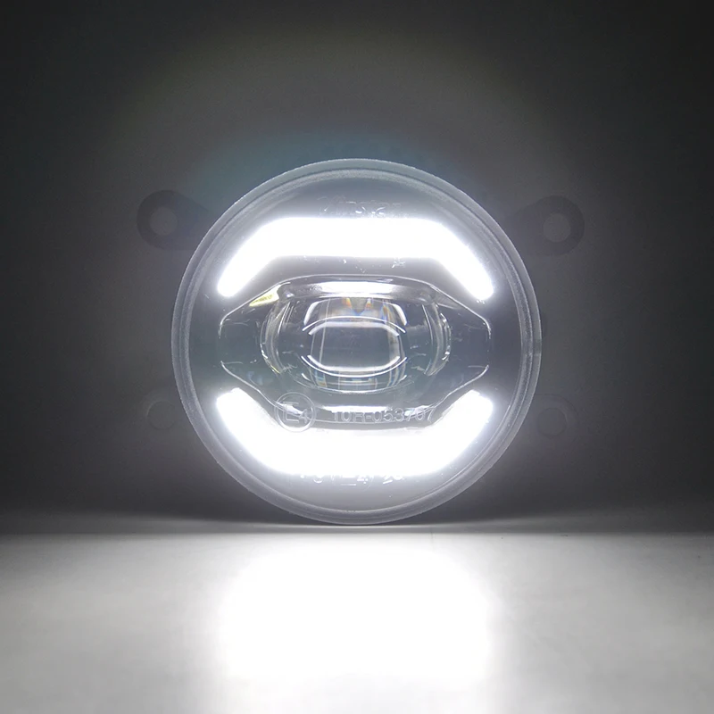  White DRL Halo Led Front Bumper Driving Fog Light Kits For Land Rover Range Rover Sport 09-13 MK3 F - 33010962059