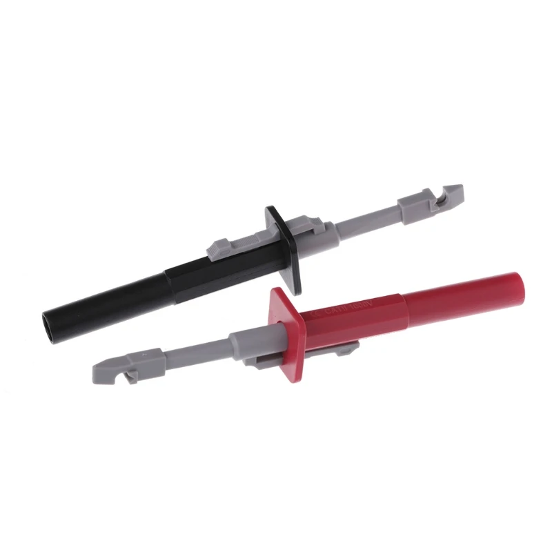 

2 Pcs Insulation Piercing Test Clip Set Alligator Probes For Car Circuit Detection