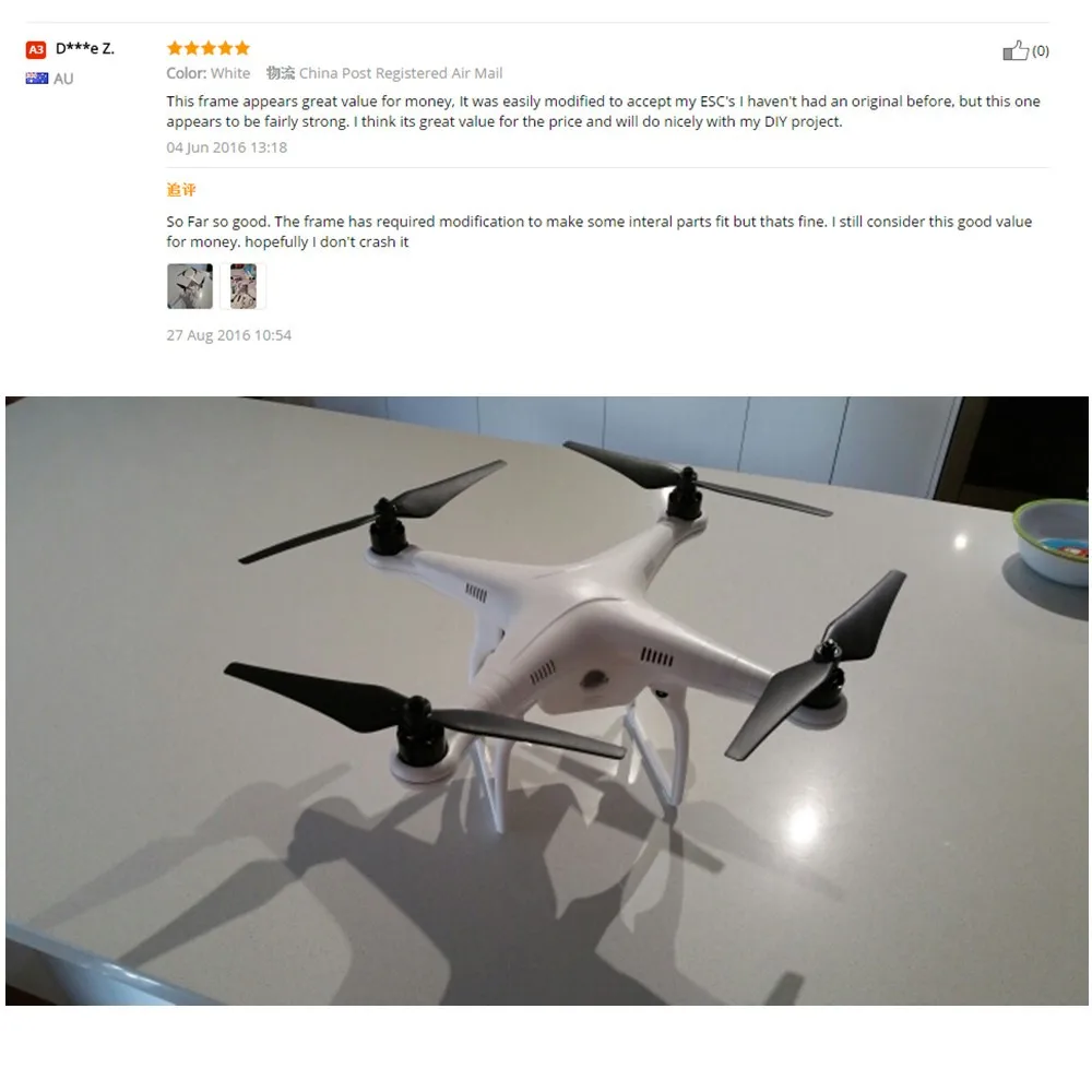 Replaceable DJI Body Shell For DJI Phantom 2 Vision Cover Spare Parts DJI PTM08 Upper Lower Cover With Landing Gear DIY Drone