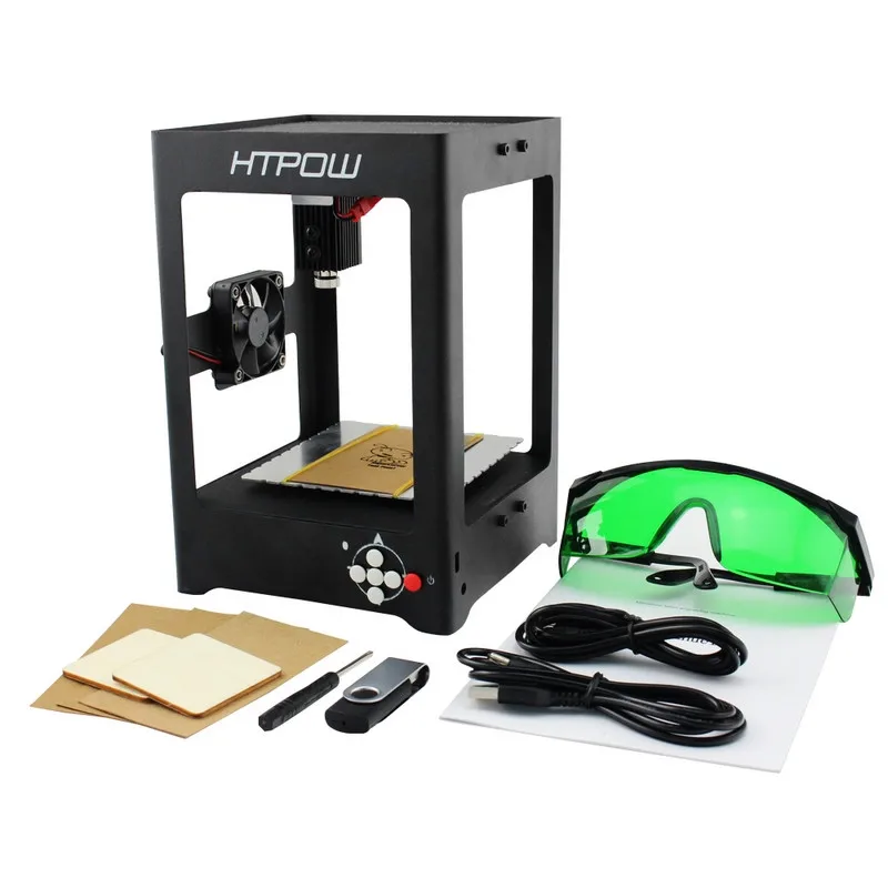 Supercarver 1000MW Miniature Electric Laser Engraving Machine Alloy Laser Engraver Household DIY Mini USB Printer Equipment