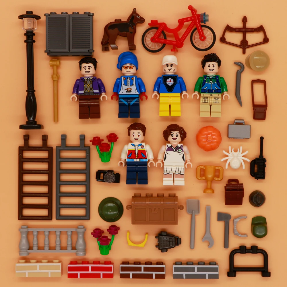 

city Bricks Parts Backpack Mini WW2 Military Accessory Figure MOC Guns Weapon Toy Set Bulk Compatible LegoINGlys Building Blocks