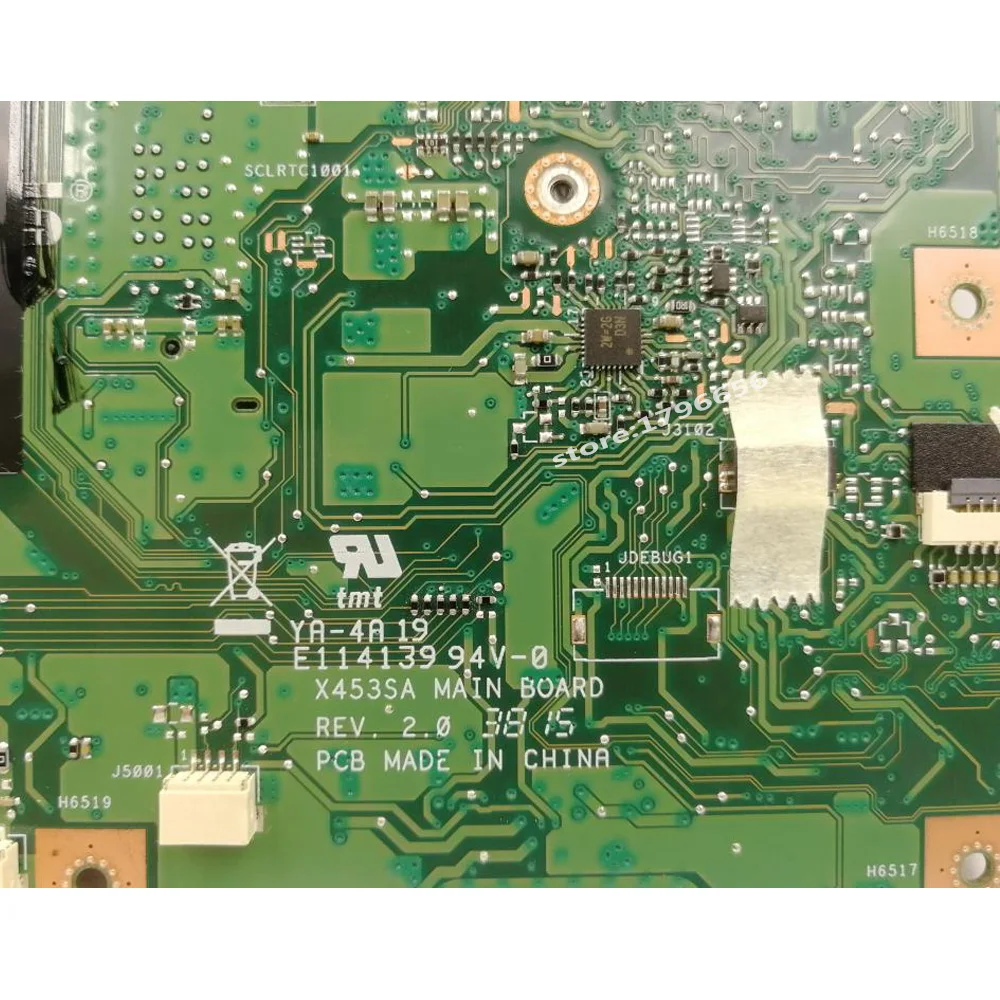 X453SA материнская плата для ноутбука For Asus X453S X453 F453S Тест 100% OK N3050 2 ядра|Материнские