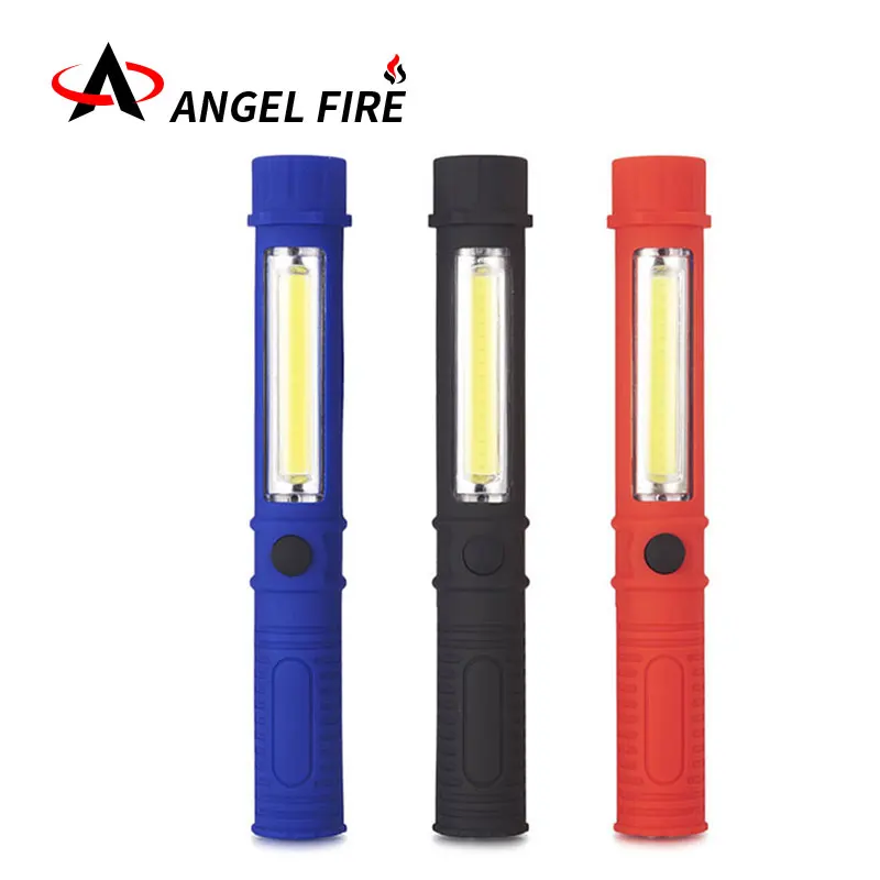 

Portable Mini Light Working Inspection light COB LED Multifunction Magnet AAAMaintenance flashlight Hand Torch lamp With