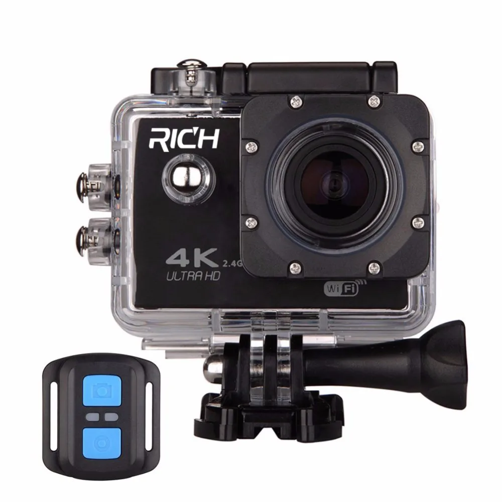 Экшн камера 60 F60R 4K Wi Fi 16 МП 170D Sport DV 30 м Go Pro экстремальный спорт видео велосипедный