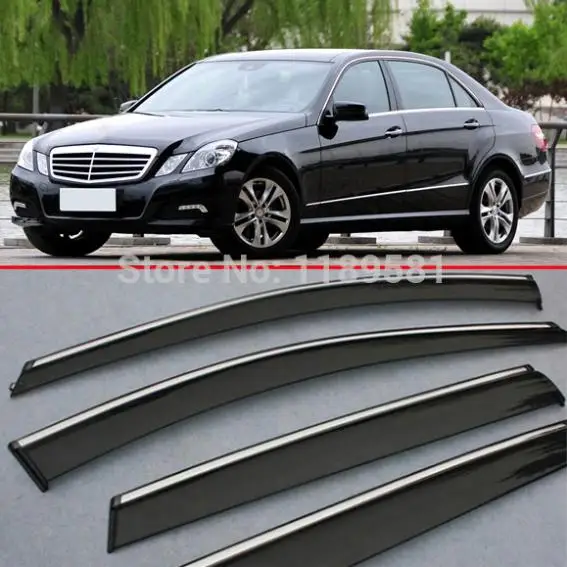 Оконный дефлектор для Benz E Class E200 E260 E300 2009 2011 защита от дождя и солнца|window wind