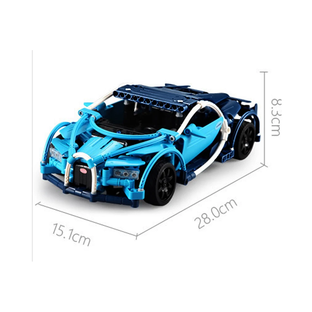 Technic Bugattied Супер гоночный автомобиль чугун модель строительные блоки кирпичная