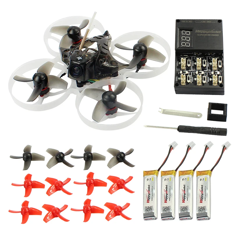 Happymodel Mobula7 75 мм Mobula6 65 мм Bwhoop Crazybee F4 Pro OSD 2S FPV гоночный Дрон Квадрокоптер с обновлением BB2 ESC 700TVL BNF