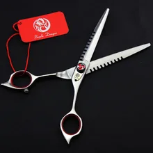 568#6 ''бренд фиолетовый дракон высшего класса Dentation Парикмахерские ножницы JP 440C для дома и салона Парикмахерские ножницы для стрижки волос