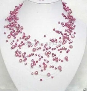 Free shipping &gt&gt@ &gt &gtBeautiful pink freshwater pearl Starry necklace | Украшения и аксессуары