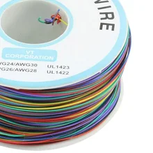 Горячая Распродажа P/N B-30-1000 30AWG 8-жильный Цветной изолирующий используемый для обмотки кабеля
