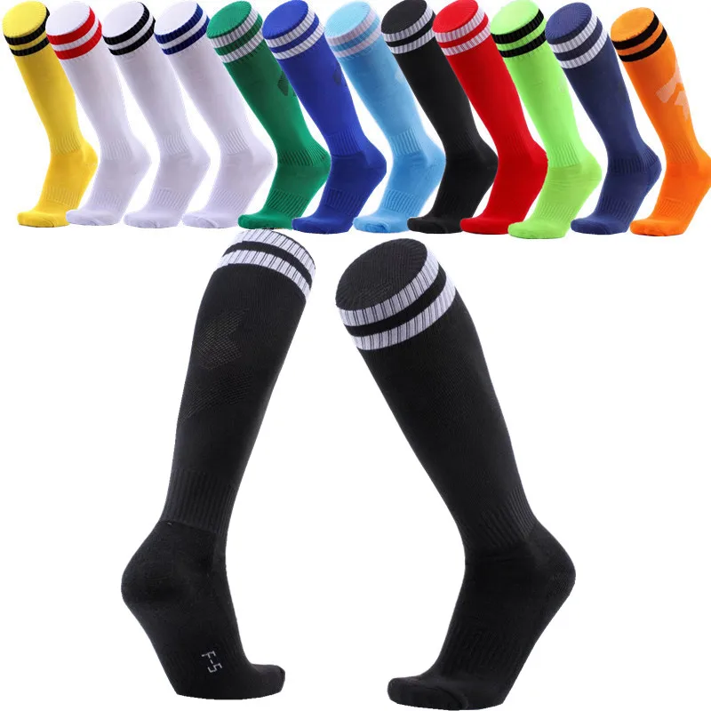 

sports socks men cycling soccer socks towel cotton sock running hiking basketball football kids bicycle non-slip socks HD-07