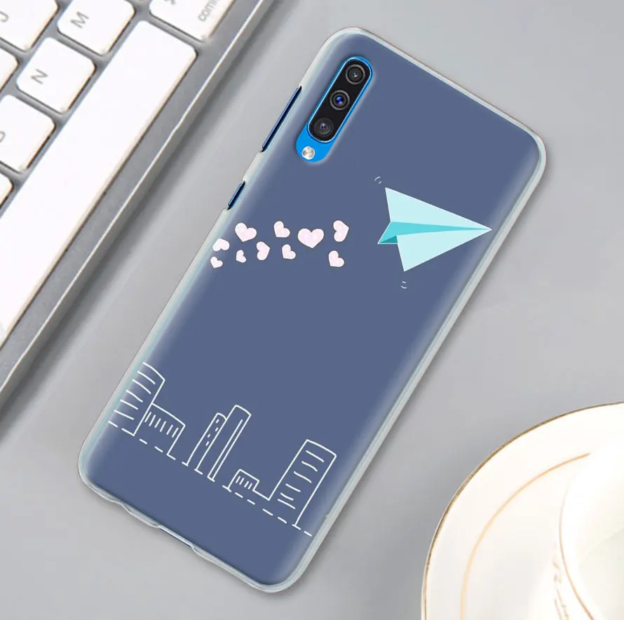 Путешествовать по всему миру бумага Самолет чехол КРЫШКА ДЛЯ samsung Galaxy A30 A40 A50 A70 A6 A8 плюс A7 A9 M30 чехол для телефона Coque