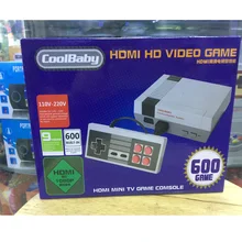 40 шт. HDMI/AV выход Ретро игровая консоль встроенный 620/600 игр 8 бит PAL и NTSC семейный ТВ Портативный игровой плеер двойные геймпады