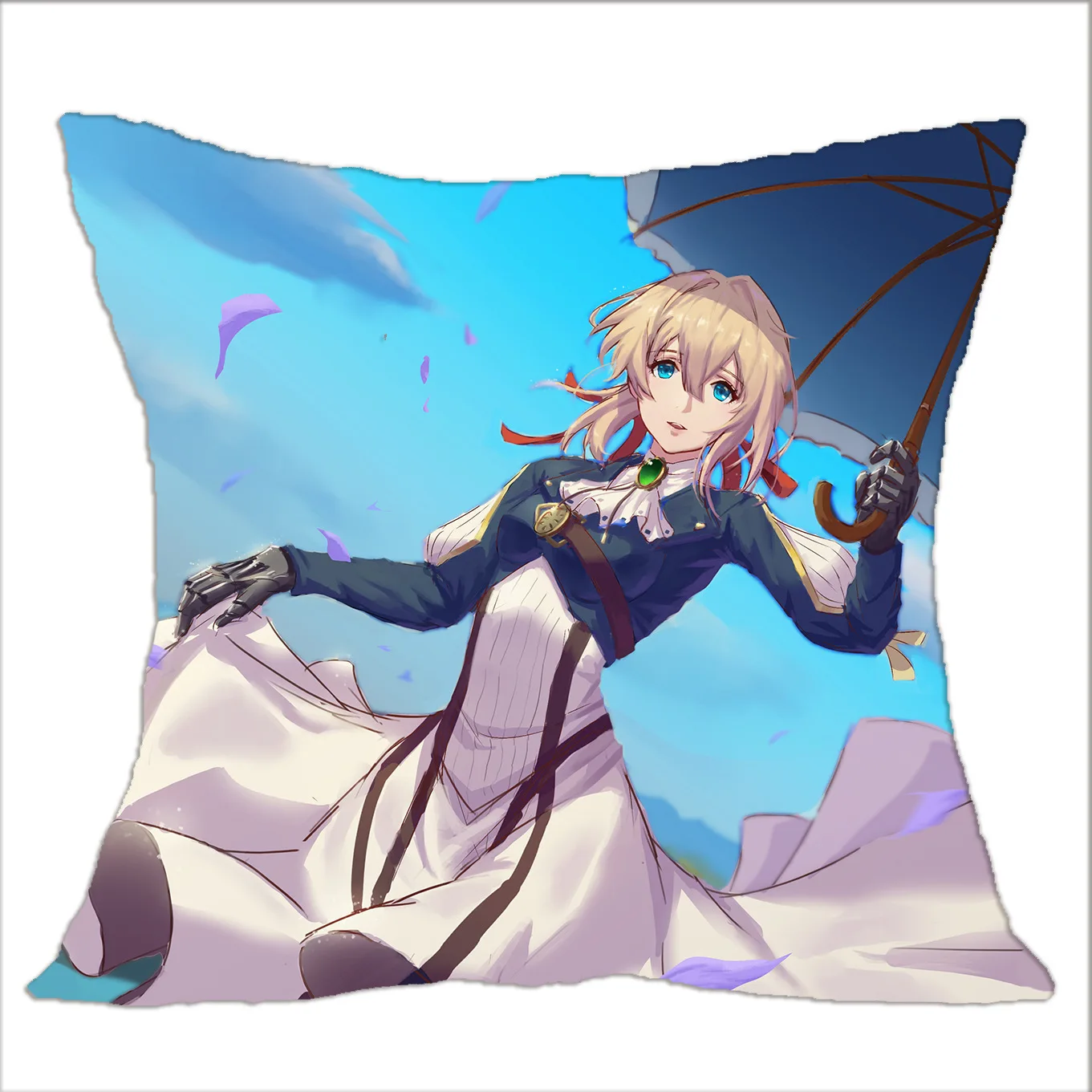 Anime Re Zero Square Pillow Case Covers Fashion Japanese Cartoon Starting Life In Another World Figure Rem Home Pillowcase Gift