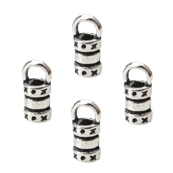 

50pcs/lot 10*5mm antique hole 2.5mm alloy beads cap connectors bails fitting women diy bracelet necklace jewelry findings EY1821