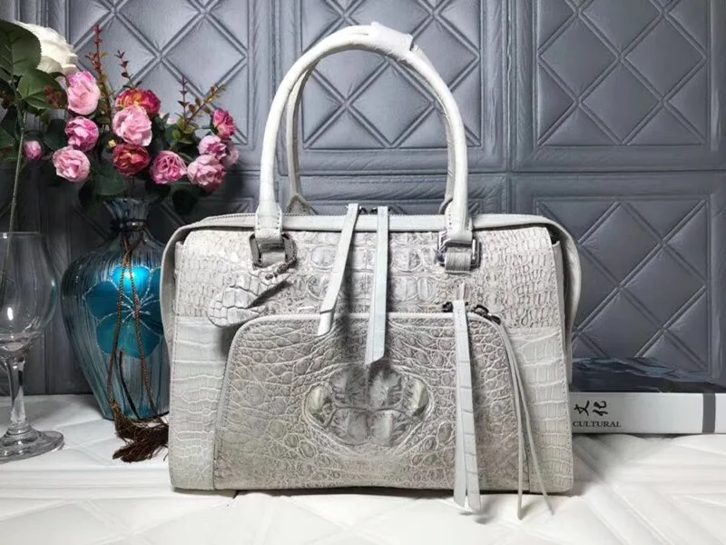 rose Peau bleu Véritable Du Casual En Unique Main Noir Épaule Alligator Blanc Chaud Femelle Crocodile À blanc Cuir vert rouge pourpre Exotique Shopping Femmes De Designer Sac 04IIx