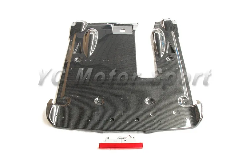 2011-2015 Nissan R35 GTR Nismo Style Rear Diffuser Underboard with Fog Lamp CF (1)
