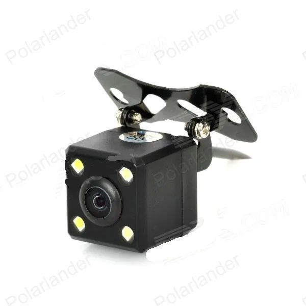 4,3 дюймов 2 видео входа 800x480 TFT ЖК-монитор автомобиля+ 4 светодиодный камера заднего вида ночного видения Система автопарковки