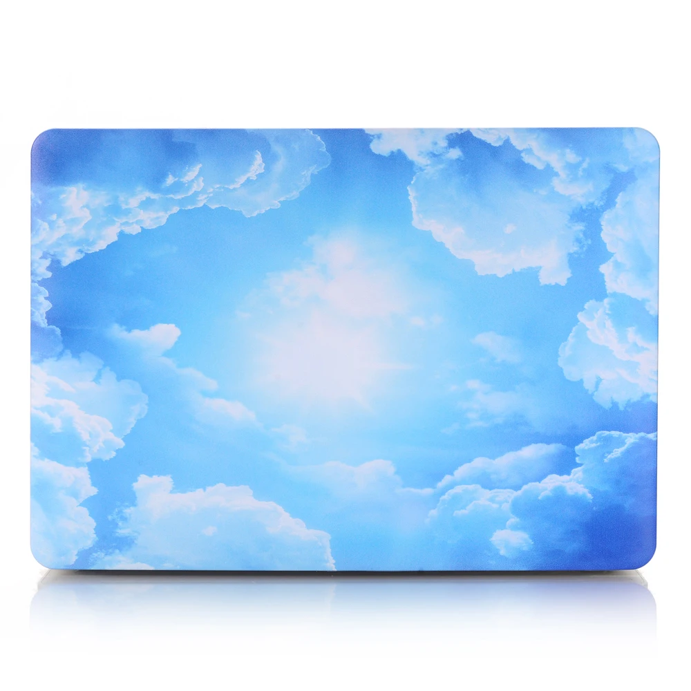 Sky Netural Paint Hard Case For Apple Macbook Air 13 Cover Air 11 Pro 13 Retina 12 13 15 Laptop Shell For MacBook Pro 13 Covers