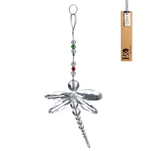 H& D, ручная работа, хрустальное окно, стрекоза, Ловец Солнца, фэншуй, Радужный производитель, Ловец Солнца, украшения для дома, свадьбы, висячие украшения