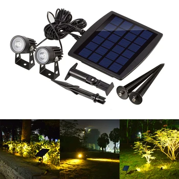 

LED Solar Light Waterproof IP65 Outdoor Garden Super Brightness Floodlight Garden Lawn Lamp Landscape Spot Lights