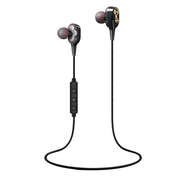 

Hot Bluetooth Earphone Wireless Double Moving Motion Bluetooth Auriculares Humanized Line Control Design Headset cuffia