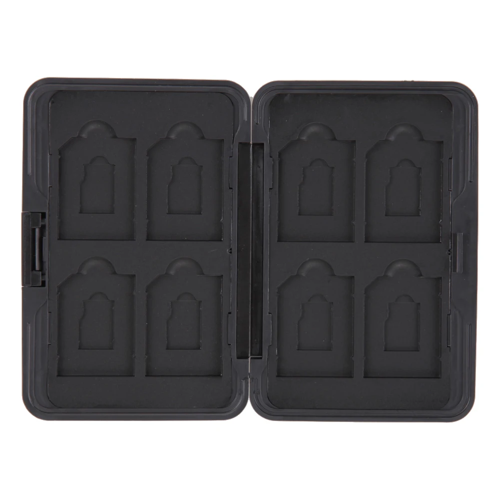 Silver Micro SD Card Storage Holder Memory Card Case Protector Aluminum