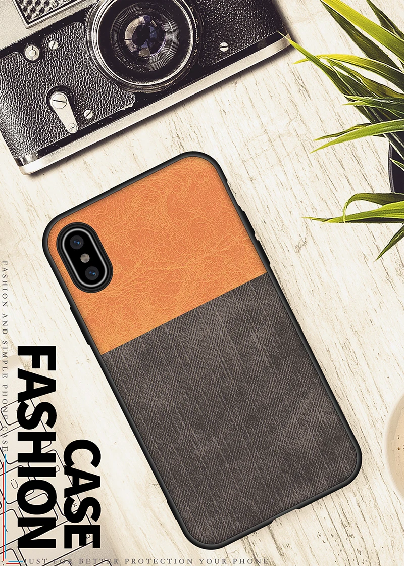 Retro Fabric Leather Phone Case