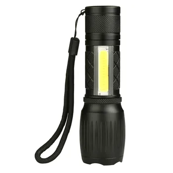 

Multifunction Torch T6 Led COB Flashlight Torch Tail Super Magnet Design Flashlight Working Lamp Telescopic Zoom Zaklamp 40MAY9