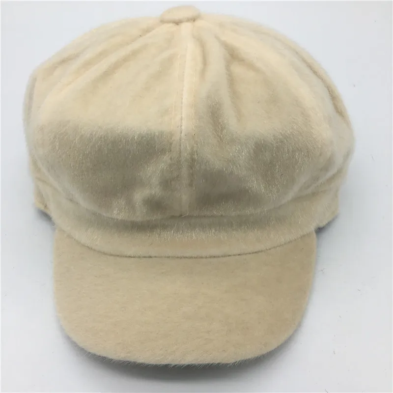Новая модная кепка газетчика в студенческом стиле, регулируемая Высококачественная Кепка унисекс для пары, зимняя теплая шапка S