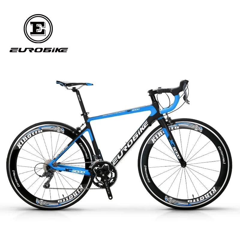 Top EUROBIKE 700C Full Carbon Fiber 47cm Frame Complete Racing  Bicycle 16 Speed  Claris 2400 Gears  Road Bike 4