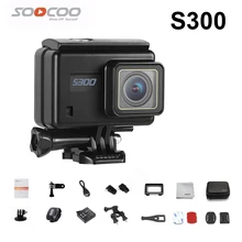 SOOCOO S300 Action Camera 2.35″ touch lcd Wifi 12MP CMOS Hi3559V100 + IMX377 4K 30fps EIS remote external mic sport version cam