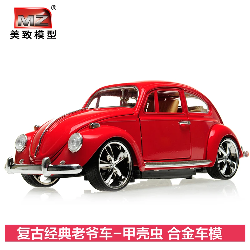Винтажные классические автомобили vw beetle сплав модель автомобиля игрушечный