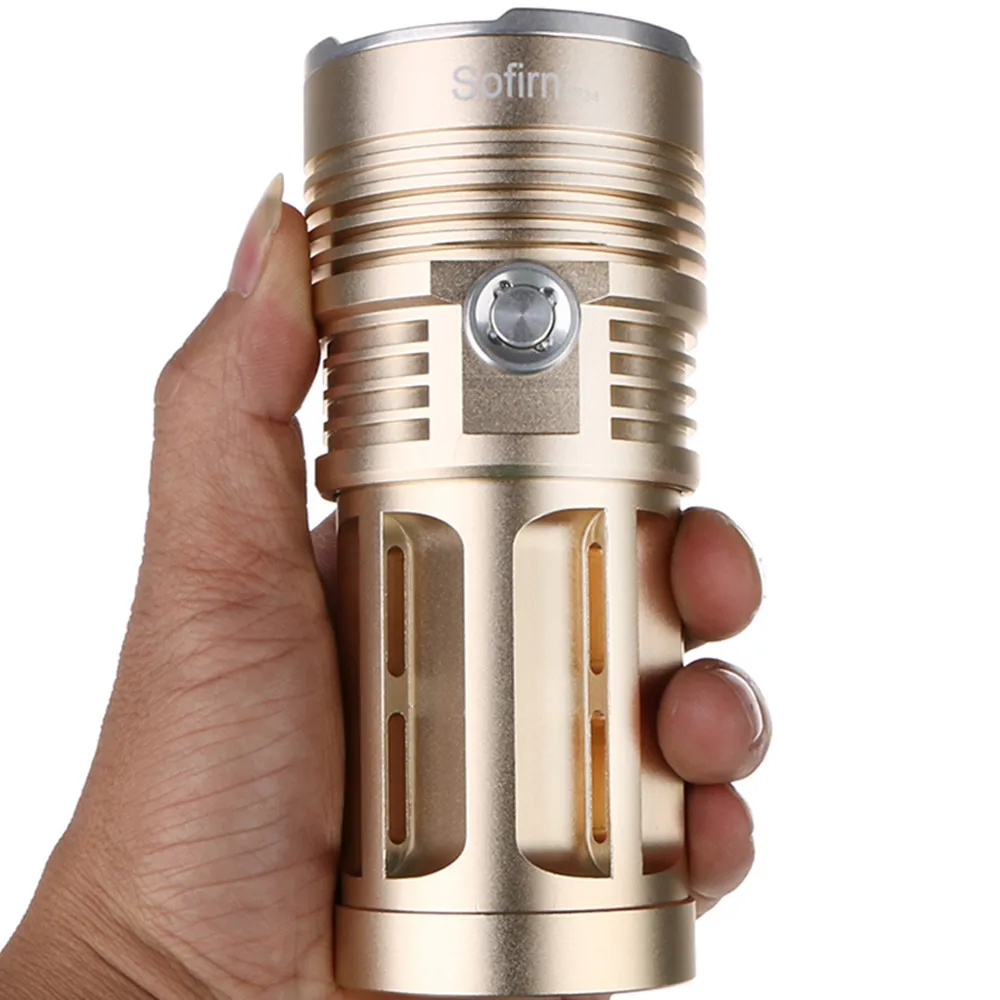 Sofirn SF34 قوي مضيا الشعلة الخفيفة 18650 أضواء 5 طرق linterna التكتيكية مضيا المحمولة التخييم الصيد