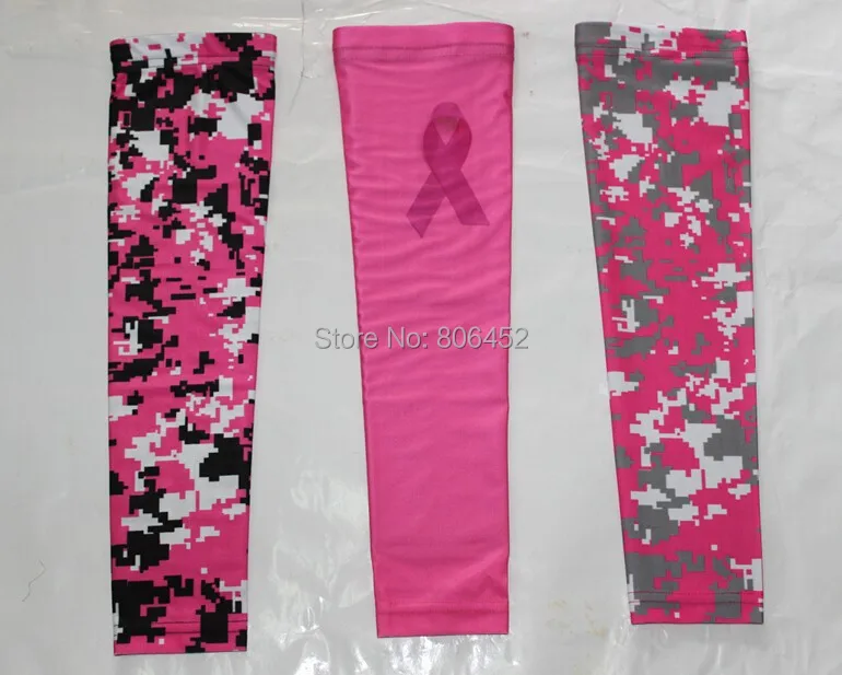 

wholesale new DHL free 50pcs Digital Camo Moisture Wicking Compression Sports Arm Sleeve pink cancer awareness, us flag sleeve